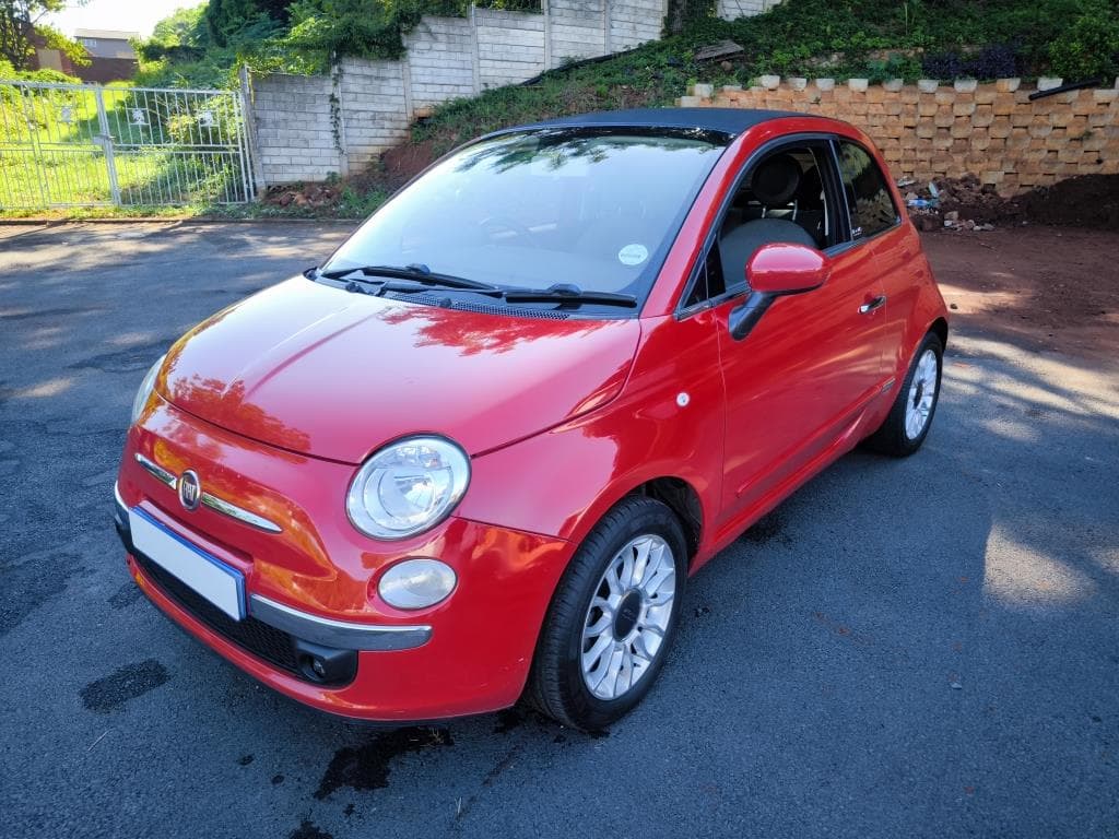 2013 Fiat 500 1.4 Sport Cabriolet in red