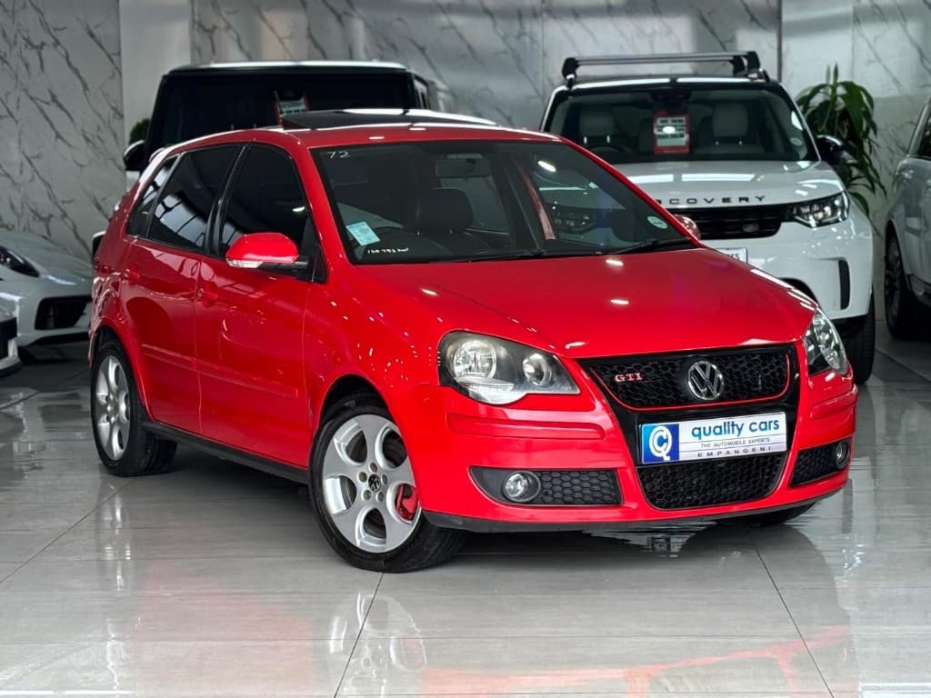2008 Volkswagen Polo GTI 1.8T in red