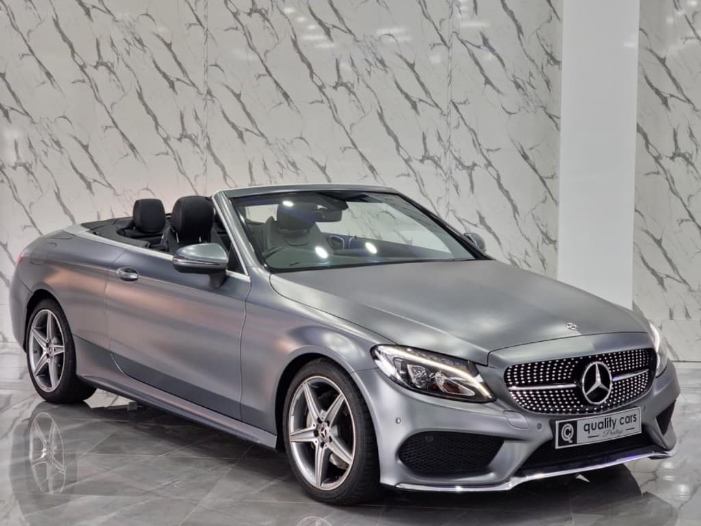 2018 Mercedes-Benz C Class C220d Cabrio AMG Auto in grey