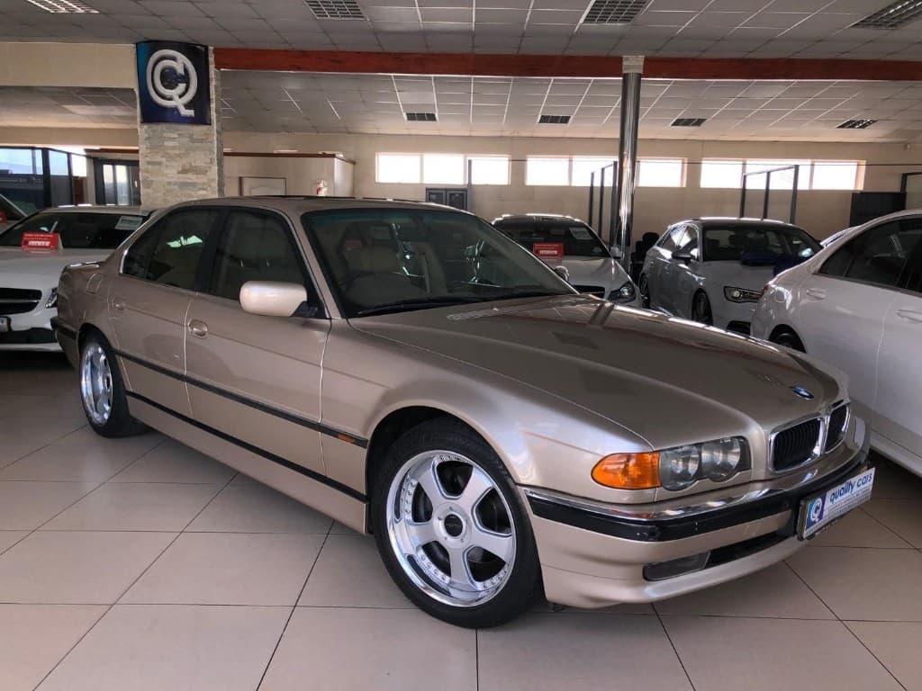 1999 BMW 7 Series 740i Sport Auto (M62) (E38) in gold